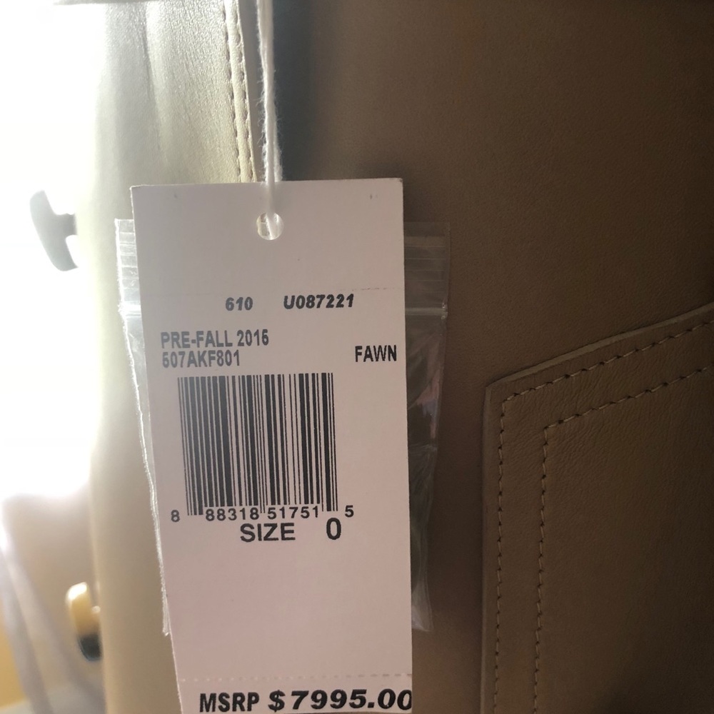 Leather Michael Kors Coat - Picture 4 of 4